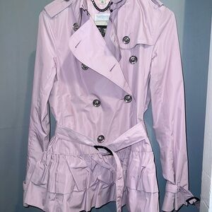 Burberry Peplum Raincoat